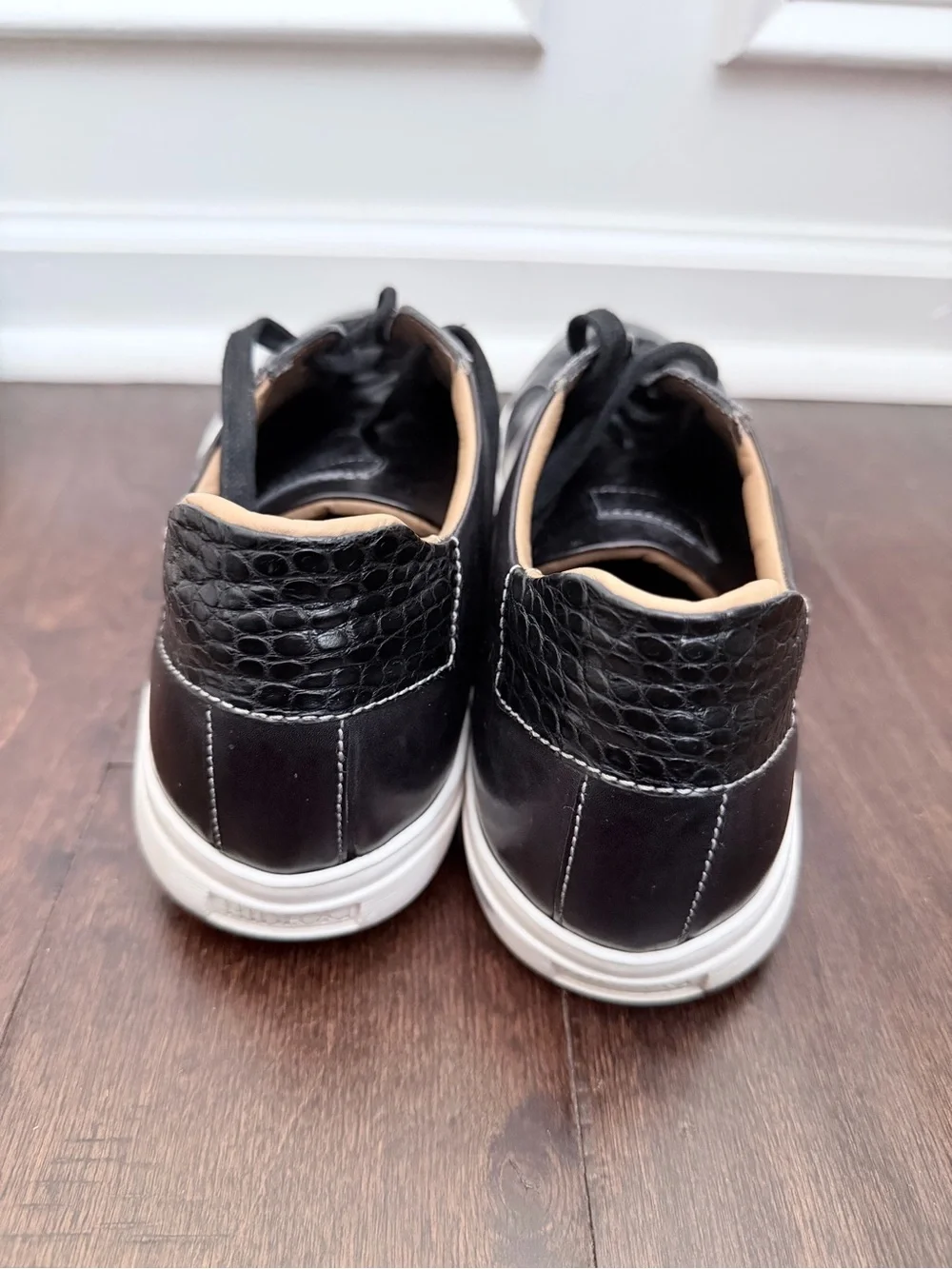 Hideoki Bespoke men sneakers black Italy 12